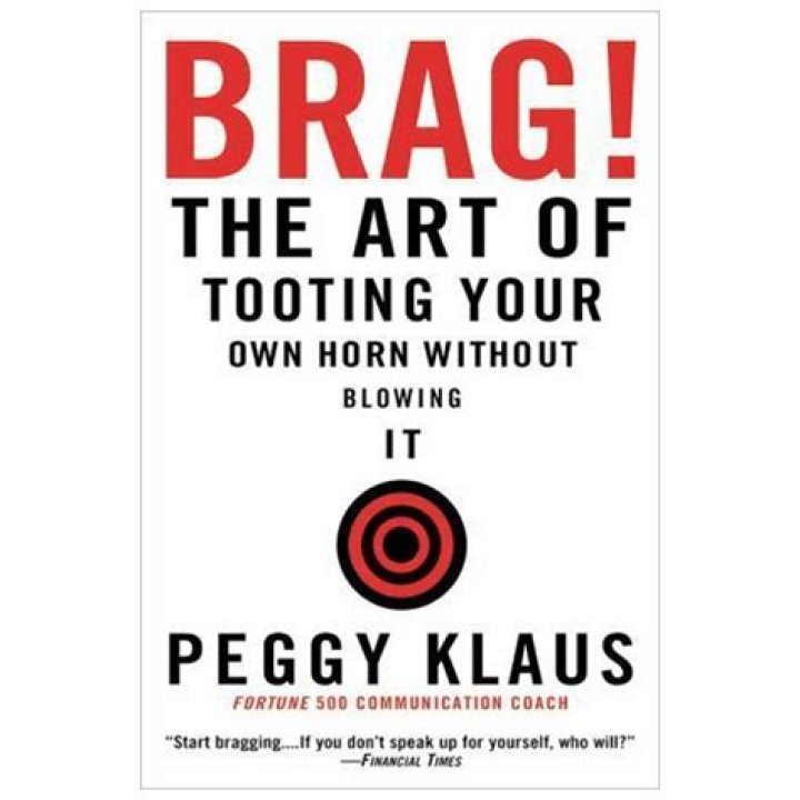 ___ your own horn (brag)