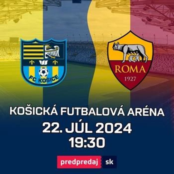 (živé vysielanie tv**) Košice : AS Rím zápas naživo FC Košice - AS Rím 22/07/2024
